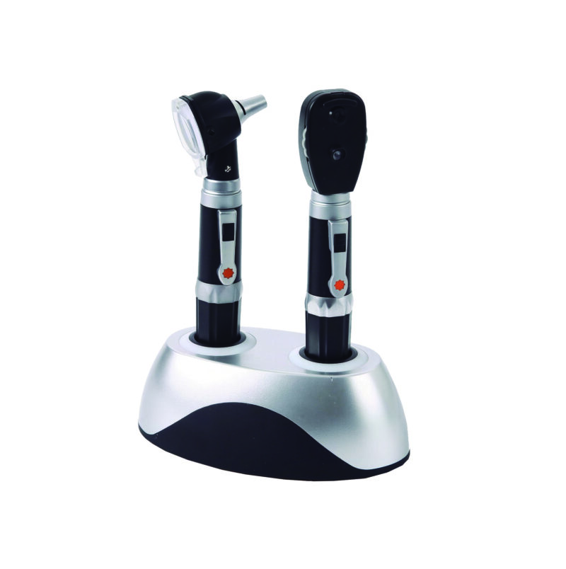 Set de otoscopio y oftalmoscopio
